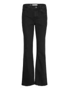 Medium-Rise Flared Jeans Bottoms Jeans Boot Cut Black Mango