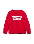 Ls-L/S Tee Tops T-shirts Long-sleeved T-Skjorte Red Levi's