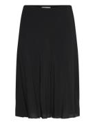 Knee-Length Pull-On Skirt Skirts Knee-length & Midi Skirts Black Weekd...