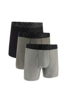 Ua Performance Tech - Solid 6 In 3Pk Boxershorts Multi/patterned Under...