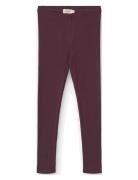 Leg Bottoms Leggings Burgundy MarMar Copenhagen