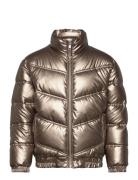 Jacket Metallic Foret Jakke Brown Creamie