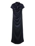 Milly Dress Maxikjole Festkjole Navy Ahlvar Gallery