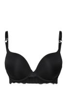 Bra Malva Iris Heart Strap Cl Lingerie Bras & Tops Push Up Bras Black ...