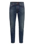 Solid Ollie Wild Blue Designers Jeans Regular Blue Nudie Jeans