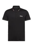 Paul Pro Sport Polos Short-sleeved Black BOSS