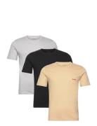 T-Shirt Rn Triplet P Tops T-Kortærmet Skjorte Cream HUGO