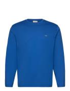 Reg Shield Ls T-Shirt Tops T-Langærmet Skjorte Blue GANT