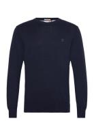 Cotton Yd Sweater Designers Knitwear Round Necks Navy Timberland