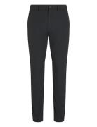 4Way Stretch Slim Tapered Bottoms Trousers Chinos Black Calvin Klein