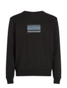 Gradient Logo Sweatshirt Tops Sweatshirts & Hoodies Sweatshirts Black ...