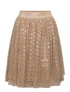 Skirt Aop Dresses & Skirts Skirts Tulle Skirts Beige Minymo