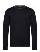 Ls Twin Tipped T-Shirt Tops T-Langærmet Skjorte Navy Fred Perry