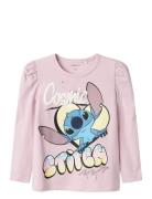 Nmfjensina Stitch Ls Top Box Wdi Tops T-shirts Long-sleeved T-Skjorte ...