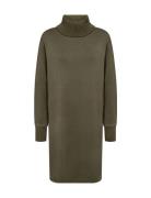 Sc-Banu Knælang Kjole Khaki Green Soyaconcept