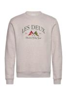 Ivy League Sweatshirt Tops Sweatshirts & Hoodies Sweatshirts Cream Les...