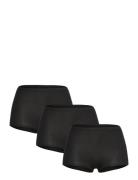 Brief 3 Pack Carin Boxer High Hipsters Undertøj Black Lindex