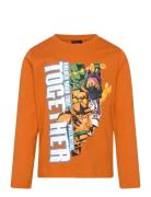 Lwtano 702 - T-Shirt L/S Tops T-shirts Long-sleeved T-Skjorte Orange L...