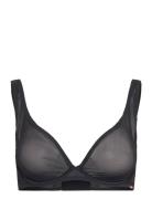 Mesh Essentials Up Lingerie Bras & Tops Wired Bras Black Hunkemöller