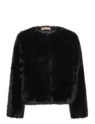 Sc-Naida Outerwear Faux Fur Black Soyaconcept