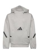 J Z.n.e. Hd Tops Sweatshirts & Hoodies Hoodies Grey Adidas Sportswear