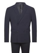 Plain Db Mens Suit - Normal Lenght Habit Navy Lindbergh