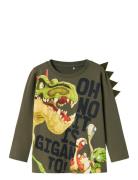 Nmmdovid Giganto Nreg Ls Top Noos Vde Tops T-shirts Long-sleeved T-Skj...