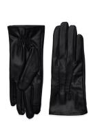 Gloves With Gathered Detail Accessories Gloves Finger Gloves Black Man...