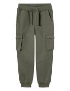 Nmnoli Sweat Pant Unb Noos Bottoms Sweatpants Khaki Green Name It