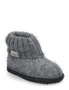 Slippers Wool Slippers Hjemmesko Grey Huttelihut