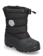 Boots, Wp, -25 Vinterstøvler Pull On Black Color Kids