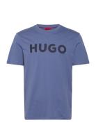 Dulivio Designers T-Kortærmet Skjorte Blue HUGO