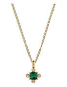 Rimini Sg Emerald Green Accessories Jewellery Necklaces Dainty Necklac...