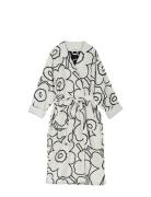 Piirto Unikko Bath Robe Morgenkåbe Grey Marimekko Home