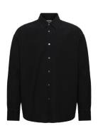 Room Shirt Tumbled Black Tops Shirts Linen Shirts Black Hope