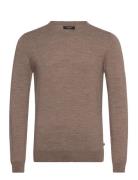 Mapetro Tops Knitwear Round Necks Beige Matinique