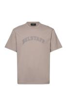 Training T-Shirt Pumice Tops T-Kortærmet Skjorte Beige Belstaff