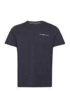 Bowman Logo Tee Tops T-Kortærmet Skjorte Navy Sail Racing