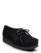 Wallabeeevosh D Snøresko Flade Black Clarks