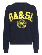 Benjamin Sweatshirt Tops Sweatshirts & Hoodies Sweatshirts Navy Ba&sh