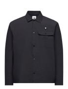 Wwdat Tech Overshirt Tops Overshirts Black Double A By Wood Wood