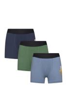 Lwagan 107 - 3-Pack Boxers Night & Underwear Underwear Underpants Gree...