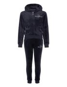 Diamante Hood & Slim Jogger Set Sets Tracksuits Navy Juicy Couture