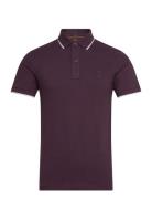 Passertip Tops Polos Short-sleeved Purple BOSS