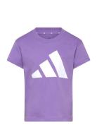 Jg Bl Tee 160 Sport T-Kortærmet Skjorte Purple Adidas Sportswear