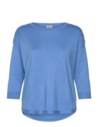 Frzubasic 114 Pullover Tops Knitwear Jumpers Blue Fransa