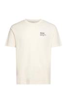 Small Graphic Ss T-Shirt Tops T-Kortærmet Skjorte Cream GANT