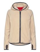 Fleece Jacket Tops Sweatshirts & Hoodies Fleeces & Midlayers Beige Ils...