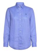 Classic Fit Linen Shirt Tops Shirts Linen Shirts Blue Polo Ralph Laure...