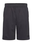 Bermuda Bottoms Shorts Sweat Shorts Black EA7